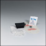 Resuce Breather with 2 gloves on key chain